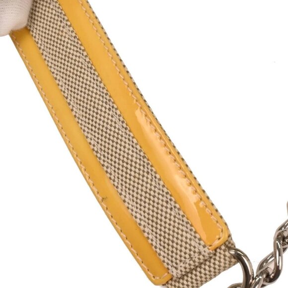 Chanel Yellow Canvas Camellia No.5 CC Handbag 154988 - Picture 3 of 10